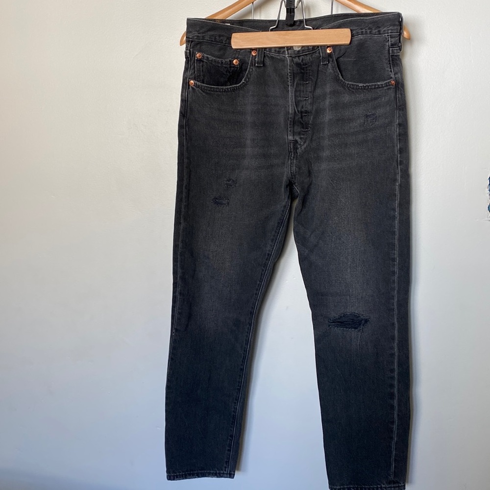 Levi’s 501 Slim Distressed Jeans